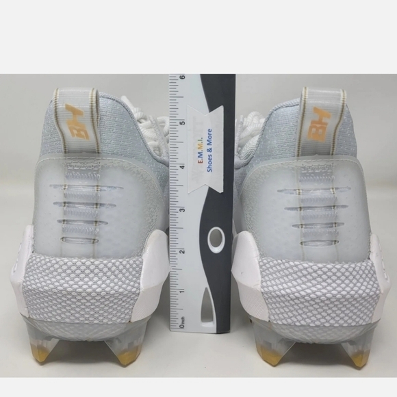 Under Armour Mens Harper 6 Low ST Baseball Cleats WHITE Sz Multi 3024315-100 NEW main image 9
